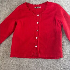 Flax linen top size small